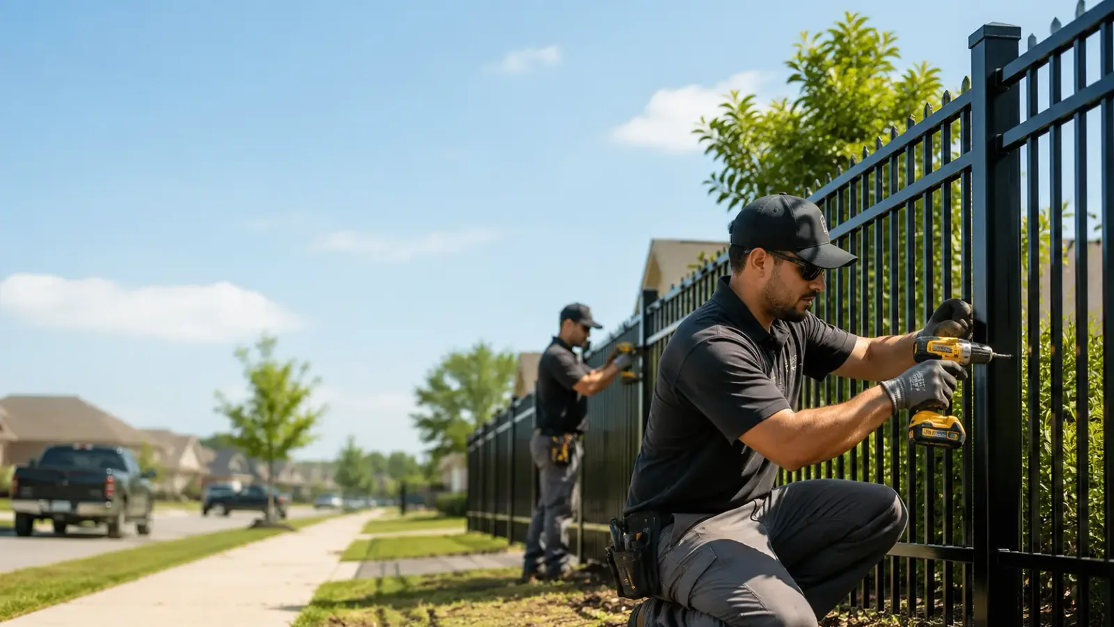 Metal Fence Installation in Holland, TX